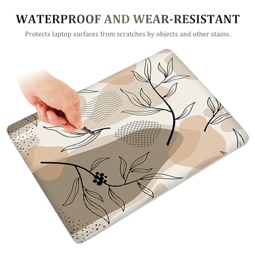 ArtSo Laptop Skin Sticker Decal,16.5 17 17.3inch Laptop Netbook PC Notebook Universal Vinyl Reusable Skin Sticker Cover Personalized Art Case Protector, Leaf Abstraction - color: Leaf Abstraction