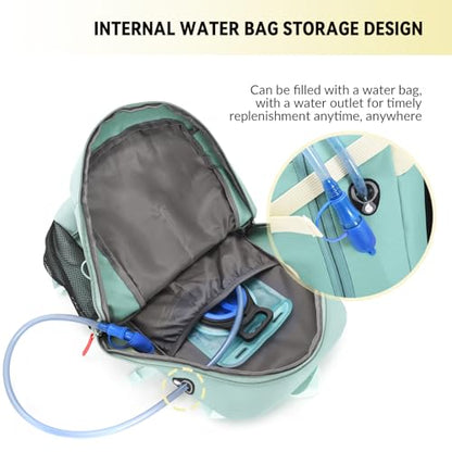Bseash 40L Waterproof Hiking Backpack with Rain Cover, Outdoor Sport Travel Bag Daypack for Camping Climbing Skiing Cycling (Violet) - color: Violet