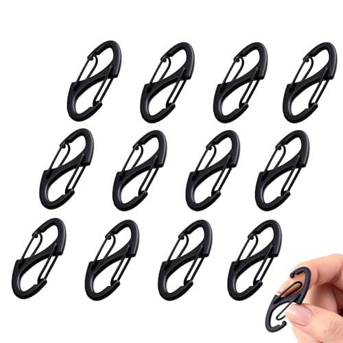 Zipper Lock Clips Anti Theft Buckle Durable Dual Opening Safety Zipper Pull Replacement - style: 12 PCS