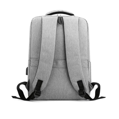 Custom Backpacks for 15.6 inch Laptop Personalized Back Pack with Name TEXT LOGO Image USB Charging Port Men Women (Grey) - color: Grey