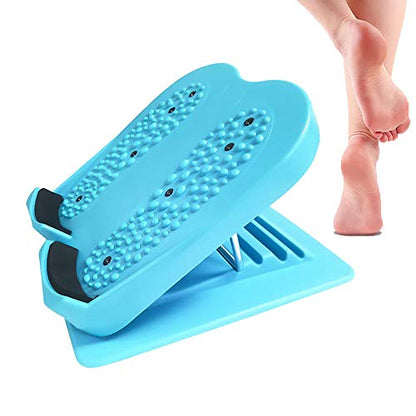 Calf Stretcher Slant Board, Achilles Tendon Stretcher, Adjustable Incline Boards Slant Board Positions Foot Stretch Wedge Board for Hamstring Achilles Leg Muscle Exercise,Blue - color: Blue