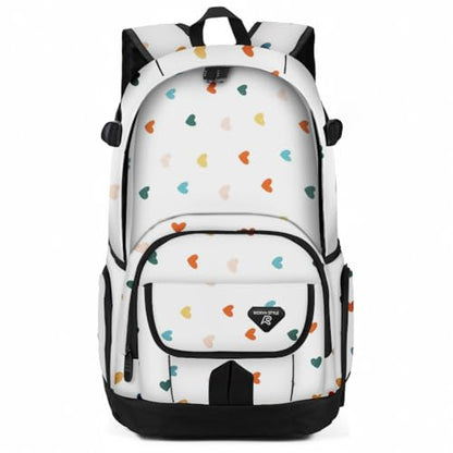 rickyh style School Backpack Travel Bag for Men & Women Lightweight College Back Pack with Laptop Compartmen - color: 04cax