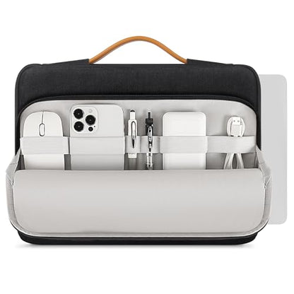 DOMISO 360 Protective Laptop Sleeve 17.3 inch Laptop Case with Handle Laptop Carrying Case for 17 inch Asus Dell 17.3" IdeaPad 3 Gen 7 17.3" ZBook Fury 17.3 G8/HP Envy/LG Gram 17",Black - color: Black, size: 17-17.3 inch