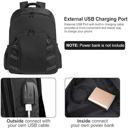 Barbers backpacks for Clippers and Supplies Makeup Backpack Bag Organizer for Hairstylists Large Bookbag for Clippers and Supplies Tools Hairdressers Travel Backpacks
