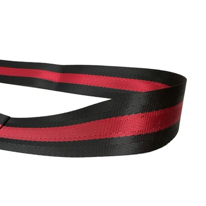 MAGARROW 65" 1.5" Utility Straps with Buckle Adjustable, 4-Pack (RED/Black (4-PCS)) - color: RED/Black, size: 1.5 in x 5.4 ft