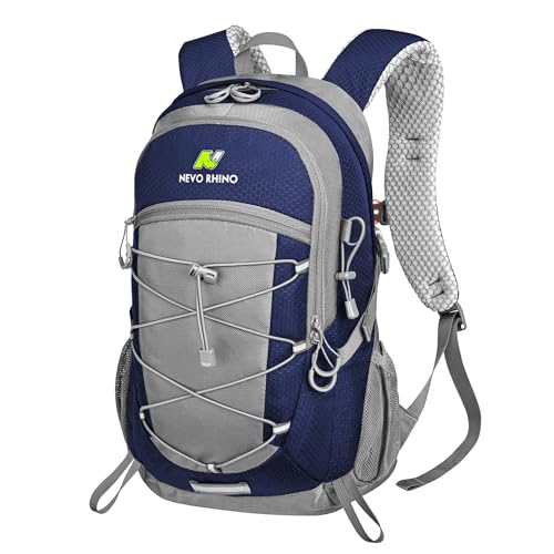 N NEVO RHINO Hiking Backpack 20L Water Resistant Outdoor Day Pack,Lightweight Travel Small Backpack for Men Women - color: Royalblue