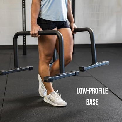 REP Fitness Parallette Bars | Push Up Handles for Floor | Calisthenics Equipment | Strength Training Tool | Gymnastics Workout Stand | Home Gym Gear | Heavy Duty Dip Station | Portable Exercise Bar