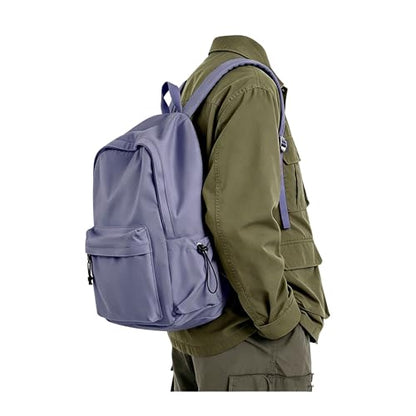 BJLFS School Bag Backpack for Women Kids Teens Girls, Small Bookbag College Student Backpack for School Men Boys, Mochilas Escolares para Casual Daypack Mini Book Bag Blue ﻿ - color: Small Dark Blue