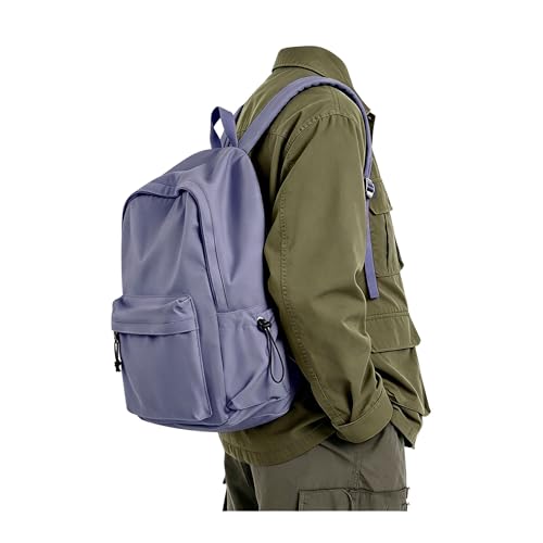 BJLFS School Bag Backpack for Women Kids Teens Girls, Small Bookbag College Student Backpack for School Men Boys, Mochilas Escolares para Casual Daypack Mini Book Bag Blue ﻿ - color: Small Dark Blue