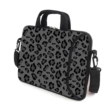 AMARY 15.4" 15.6" laptop sleeve adjustable shoulder strap with handle accessory pocket for men women (Grey-2) - color: Grey-2