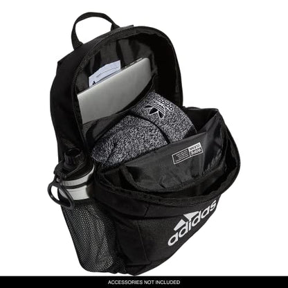 Ready Small Backpack for women and men, durable laptop bag for work - color: Black/White