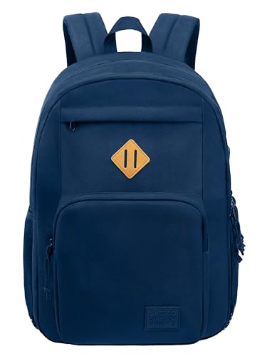 KEOFID Light Weight Travel backpack for Men and Women, Laptop Backpack for Work, Large Bag for College, Water Resistent(Blue) - color: Full Blue, size: 17.3Inches