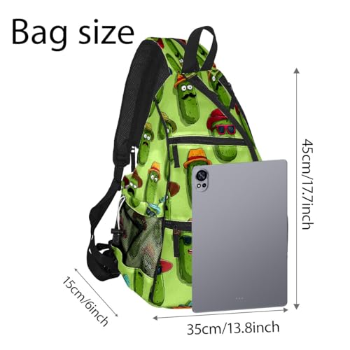 Pickleball Bag for Women & Men – Lightweight Sports Backpack with Paddle Compartments, Dual Carry Modes, Detachable Zippered Strap, Brown Leopard, Great Gift Option for Players - color: Blue Sharks