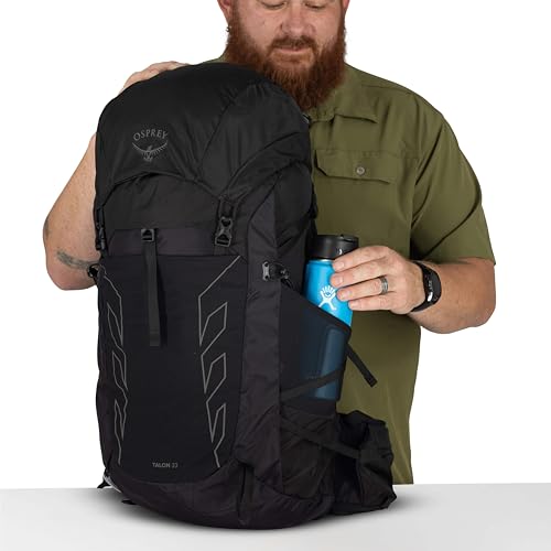Osprey Talon 33L Men's Lightweight Hiking Backpack - Daypack for Travel & Camping, Green Canopy/Pine Leaf, Extended Fit - color: Green Canopy/Pine Leaf, size: 33L - Extended Fit