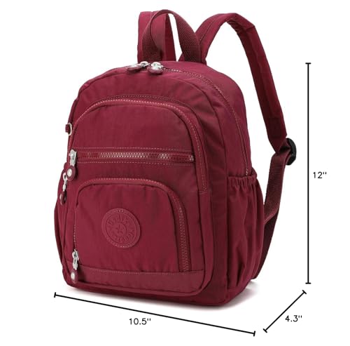 Mini Hiking Waterproof Backpack Purse for Women and Men,Travel Backpack 5L - color: Purple