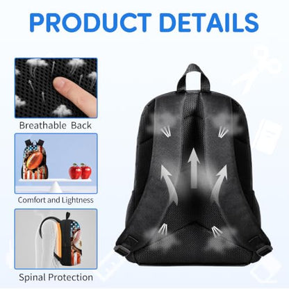 3PCS Baseball Backpacks for Boys Girls Teens, School Backpack with Lunch Box Pencil Case for Elementary Middle High Students, 17 Inch Lightweight Bookpack 3 in 1 Set Back to Shool Supplies for Kids - color: Water Fire Baseball S01