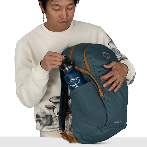 Osprey Daylite Plus Commuter Backpack - Everyday Pack with Laptop Sleeve, Bottle Pockets, and Extra Storage, Torrent Blue - color: Torrent Blue