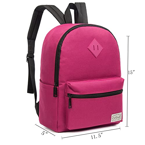 CAIWEI US Army Camo Children's backpack (Date red) - color: Date Red