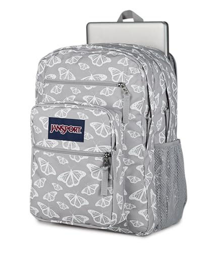JanSport Laptop Backpack - Computer Bag with 2 Compartments, Ergonomic Shoulder Straps, 15” Laptop Sleeve, Haul Handle - Flutter By Grey - color: Flutter By Grey
