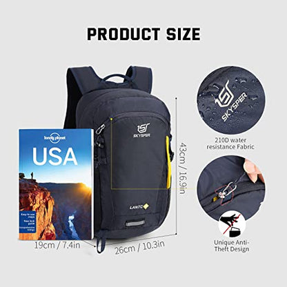 SKYSPER Small Hiking Backpack, 20L Lightweight Travel Backpacks Hiking Daypack for Women Men - color: Lantc20-navyblue, size: 20l