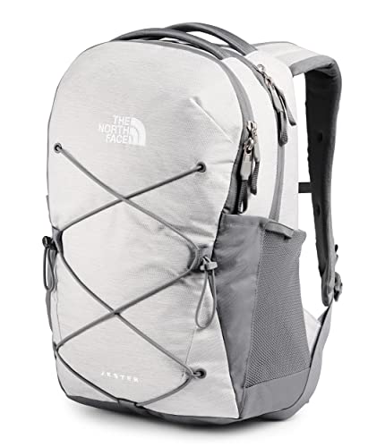The North Face Women's Jester Commuter Laptop Backpack, TNF White Metallic Mélange/Mid Grey, One Size - color: Tnf White Metallic Mélange/Mid Grey