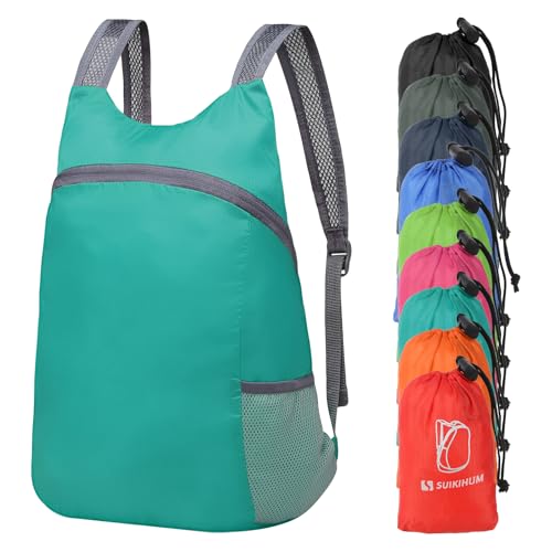 20L Ultra Hiking-Daypack Lightweight Foldable Travel Packable Backpack for Camping Cycling Outdoor,Lake Blue - color: Lake Blue