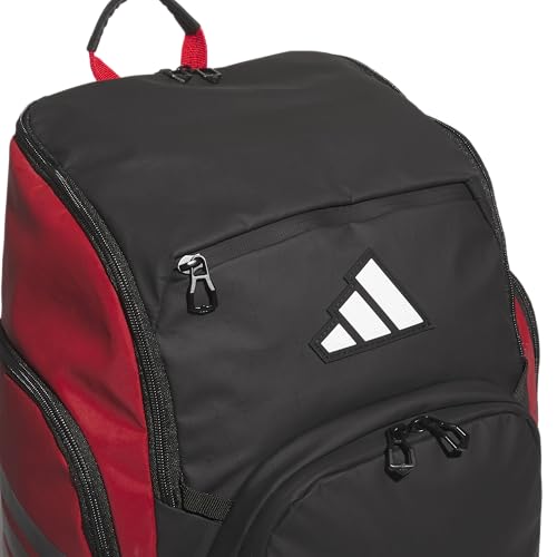 adidas Select Basketball Backpack for Practice, Gym and Travel, 32L - color: Team Power Red 2/Black