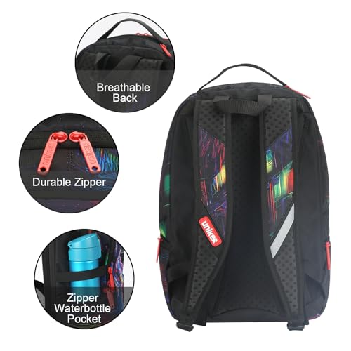 Graffiti Backpack, Designer Laptop Backpack for 15.6 Inch Work,Water Resistant Backpack Computer Bag (CyberBot) - color: Cyberbot