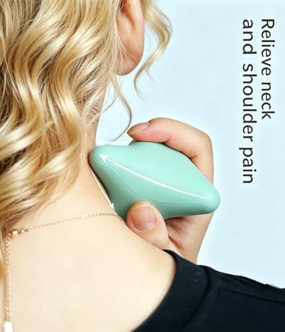 Manual Trigger Point Massage Tool Manual Massager Ball for Muscle Knot Deep Tissue Relief Myofascial Release Physical Therapy Hip Hand Back Small Massager Ball for Plantar Fasciitis Pain Relief Green - color: Green