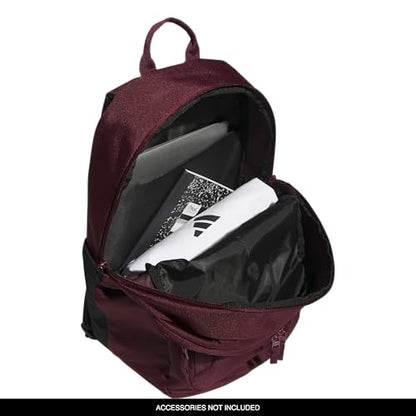 adidas Amplifier Backpack for Laptop, School and Gym, 28L, Maroon/Regular, OSFA - color: Maroon/Regular
