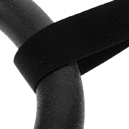ULTECHNOVO Adjustable Pull Exercise Rings 1 Pair with 0.5m Large Round Rings and Straps for Indoor Fitness, Calisthenics, Strength Training, and Core Workout