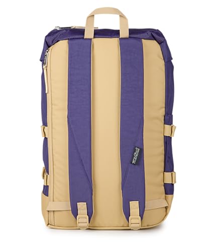 JanSport Skip Pack Backpack – 28L Capacity, Fits 13.5in Laptop, Large Main Compartment, Side Water Bottle Pocket – Ideal for Work & Travel, Amethyst Angst - color: Amethyst Angst