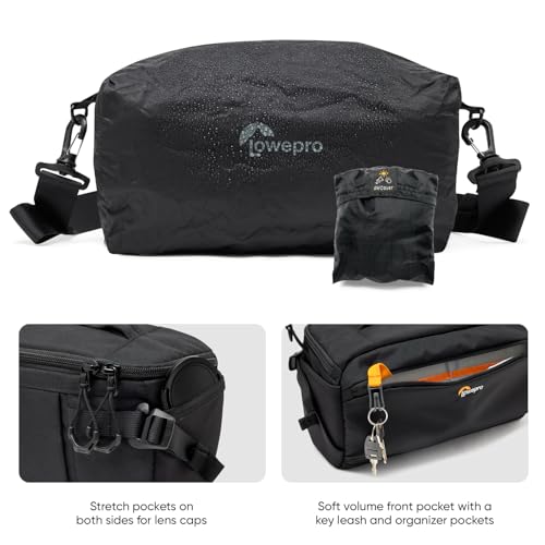 Lowepro ProTactic Lite SLX 120 AW III Camera Sling Bag, Professional Camera, Rain Cover, Lightweight Crossbody Sling Backpack, for Photographer, Videographer, Volume 5L, for DSLR/Mirrorless - style: Slx 120 Aw III