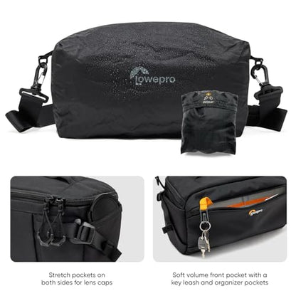 Lowepro ProTactic Lite SLX 120 AW III Camera Sling Bag, Professional Camera, Rain Cover, Lightweight Crossbody Sling Backpack, for Photographer, Videographer, Volume 5L, for DSLR/Mirrorless - style: Slx 120 Aw III