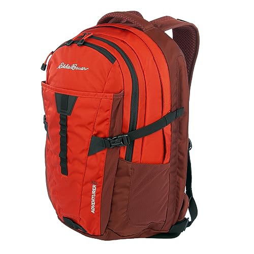 Eddie Bauer Adventurer Backpack with Organization Compartments and Hydration/Laptop Compatible Sleeve, Adventurer - Picante, 30L - color: Adventurer - Picante, size: 30L