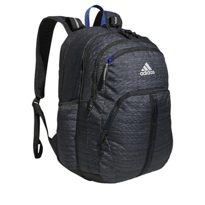 adidas Prime 7 Backpack for Laptop, School and Travel, 37L - color: Two Tone Black/Team Royal Blue/2