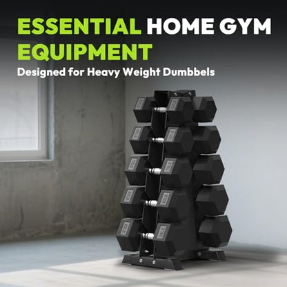 HANDBODE A-Frame Dumbbell Rack Heavy Duty Weight Stand for Dumbbells, Space-Saving Metal Storage Organizer, Sturdy Dumbbell Holder for Home Gym - style: 1 X 5-Tier A-Frame (800lb)