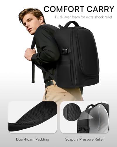Chef Knife Backpack with Waterproof Pocket, 30+ Pockets for Knives and Tools, Knife Bags for Chefs Professional Culinary Apprentice Private Chefs, Pocket for Tablet Laptop (Knife Not Included)