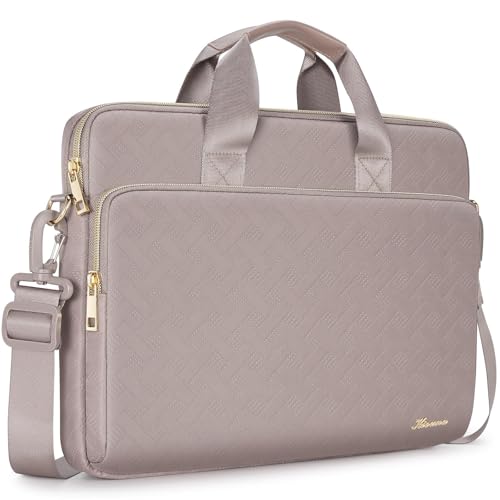 KIZUNA Laptop Sleeve Case 15.6 Inch Computer Shoulder Bag for for 16" MacBook Pro M4/Lenovo IdeaPad Flex 5i Gen 8/Legion Slim 5/Yoga Pro 9i/ThinkBook 16/HP Envy x360/Dell XPS 16/16 Plus,Khaki - color: Khaki, size: 15-15.6 Inch