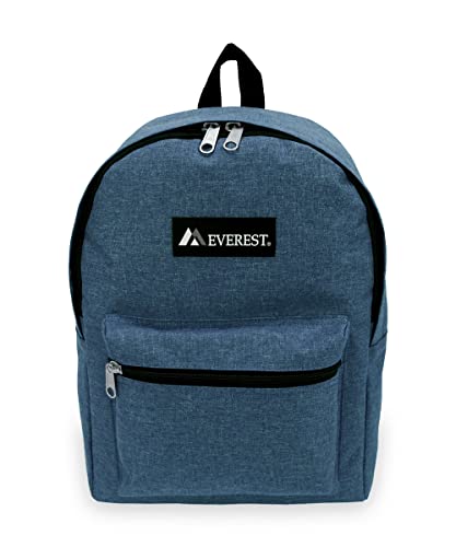 Everest 1045DM Denim Basic Backpack, Dark Navy, One Size - color: Dark Navy