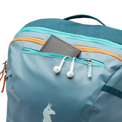 Cotopaxi Allpa 35L Travel Pack, Blue Spruce and Abyss - color: Blue Spruce/Abyss