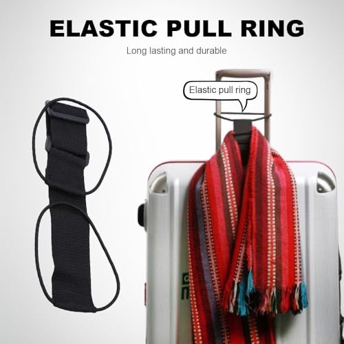 4 PCS Adjustable Luggage Connector Straps 2026 Elastic Travel Suitcase Add-A-Bag Fastening Belt, Multi-Use Strong Travel Luggage Connection Belt for Easy Travel (4PCS) - color: 4PCS