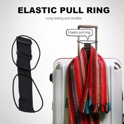 4 PCS Adjustable Luggage Connector Straps 2026 Elastic Travel Suitcase Add-A-Bag Fastening Belt, Multi-Use Strong Travel Luggage Connection Belt for Easy Travel (4PCS) - color: 4PCS
