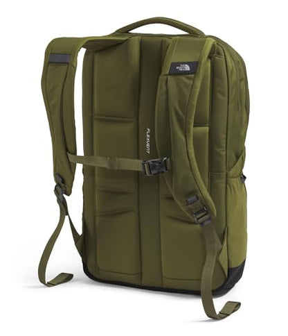 The North Face Lichen Daypack - Everyday Commuter Backpack, Laptop Sleeve, Water Bottle Pockets, Center Front Pouch, Woodland Green/TNF Black, One Size - color: Woodland Green/Tnf Black