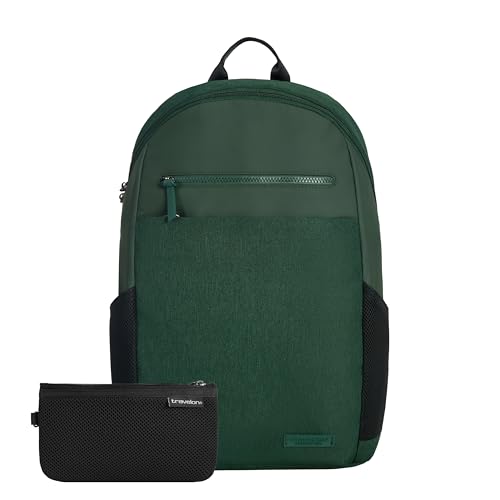 Travelon Anti-Theft Metro Backpack with RFID blocking pouch - color: Forest Heather