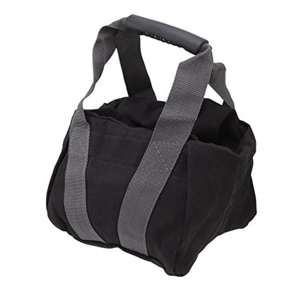 Workout Sandbag with Ergonomic Handle, Tear 12oz Canvas Weightlifting Sand Bag for Fitness Training, Adjustable 0 25lbs Kettlebell Sandbag for Home Gym and Outdoor Exerci