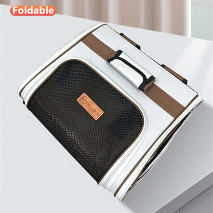 Cat Carrier Backpack Small Pet Carrying Bag with Breathable Mesh Collapsible Waterproof Cat Case for Hiking Camping Travel