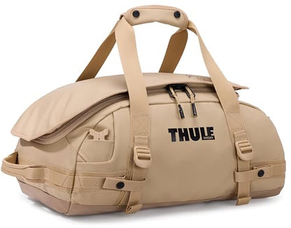 Thule Chasm Duffel bag, Weather-resistant materials, Easy packing, Converts to backpack, Internal pockets, Travel-ready - color: Gentle beige, size: 30L