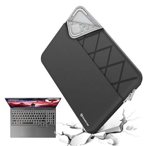 Smatree Laptop Sleeve for 13 inch Lenovo ThinkBook 13s Gen 4/13x Gen 2,for 13.5 inch Thinkbook 13x Gen 4,Case with Pocket,YKK Zipper,Patented Shockproof Design(E403) - color: Elite-Black, size: for 13 inch ThinkBook 13s/13x(E403)