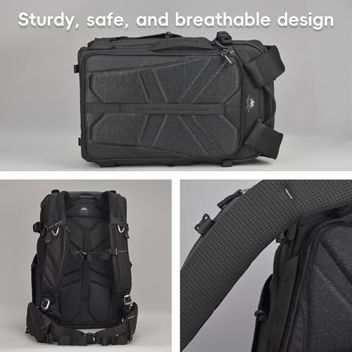 Summit Creative 26L Water-Resistant Camera Backpack for DSLR & Mirrorless Cameras – Travel-Friendly Photography Bag with Lens, Tripod, and 16" Laptop Storage – Black - color: 26L Black